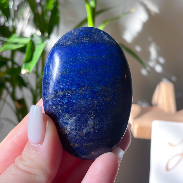 AAA QUALITY  Lapis Lazuli Palm Stones - Blue Lapis - Blue Crystals - Crystal Towers - Lapis Lazuli - Healing Crystals -