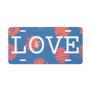 DMB LOVE Fire Dancer Vanity license plate