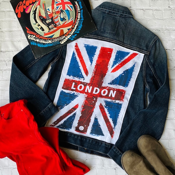 Upcycled London Jean Jacket