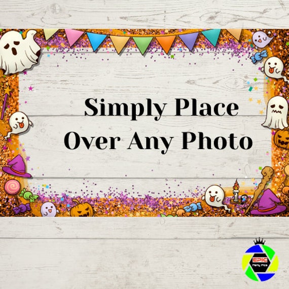 Halloween Digital 360 Video Photo Booth Overlay Template