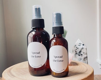 Crystal Spread the Love Spray | Crystal Aromatherapy | Crystal Spray for Heart Chakra | Spiritual Room Spray | Spiritual Healing Spray