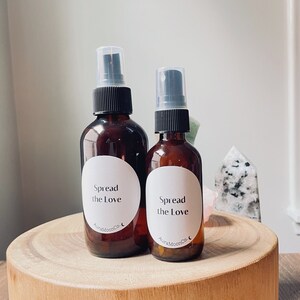 Crystal Spread the Love Spray | Crystal Aromatherapy | Crystal Spray for Heart Chakra | Spiritual Room Spray | Spiritual Healing Spray