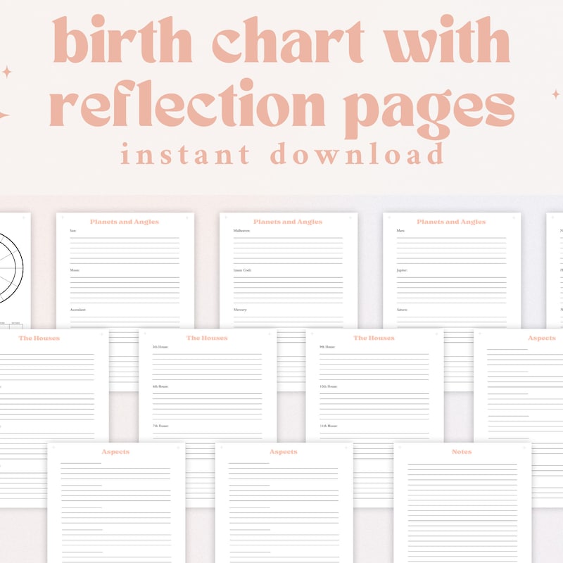 Birth Chart Etsy