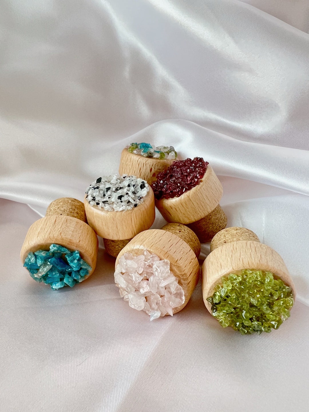 Crystal Wine Stopper Set of 3 Crystal Bridesmaids Gift Etsy