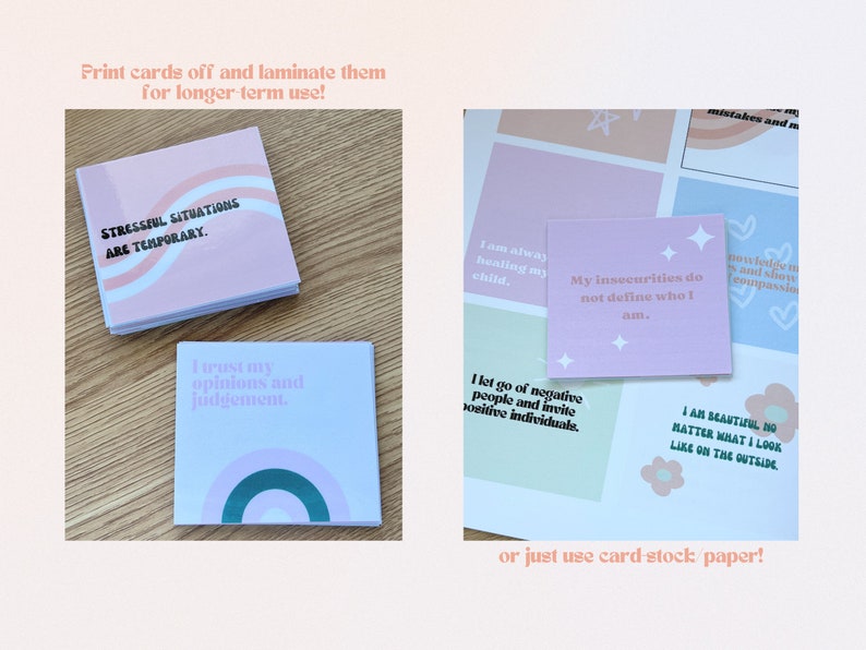 200 Printable Affirmation Cards | PDF Affirmation Cards | Digital ...