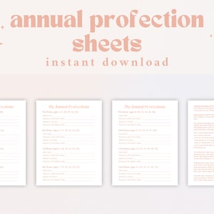 Feuilles de protection annuelles imprimables | Technique des Profections Annuelles | Pages d'astrologie hellénistique | Pages annuelles d'astrologie