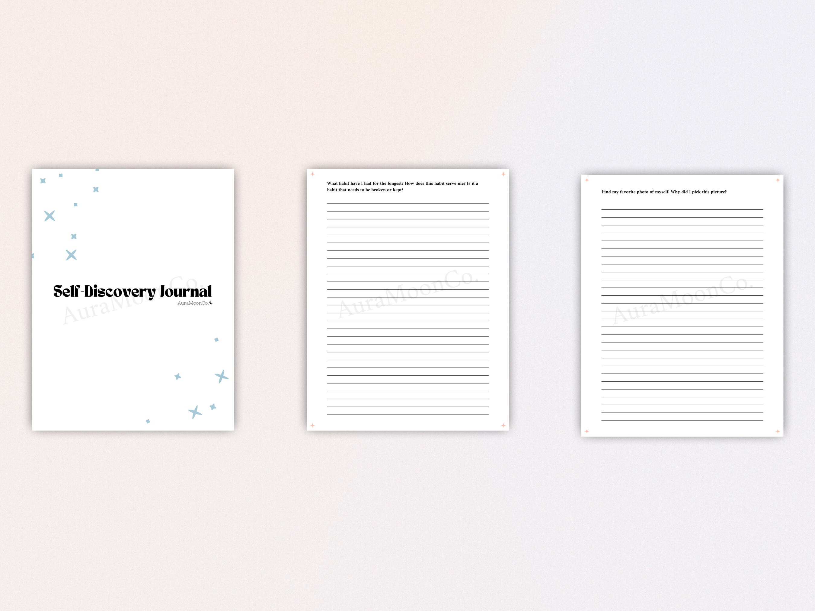 Printable Self Discovery Journal | PDF Healing Journal | Self Discovery ...