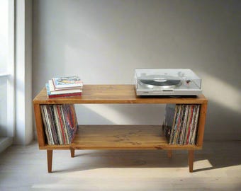 Record Player Stand, Vinyl LP Record Storage, Hifi Rack, Turntable Unit, Vinyl Storage Furniture - Many Colours Available!