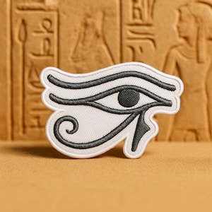 Oeil de Ra ou symbole de l'oeil de ré écusson brodé au fer sur l'écusson mythologie égyptienne antique féminine pour sac à dos sacs gilet veste vêtements