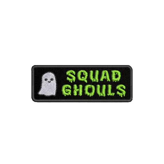 Toppa termoadesiva con fantasma di Halloween: ricamo Let's Go Ghouls - Italia