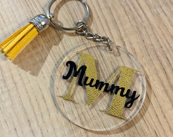 Personalised Mum / Mummy Keyring / Personalised Keychain / Gift Idea for Mum - Mother’s Day gift