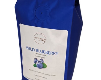 Wild Blueberry flavored coffee