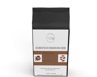 Bourbon Pecan Cinnamon Irish Crème Coffee