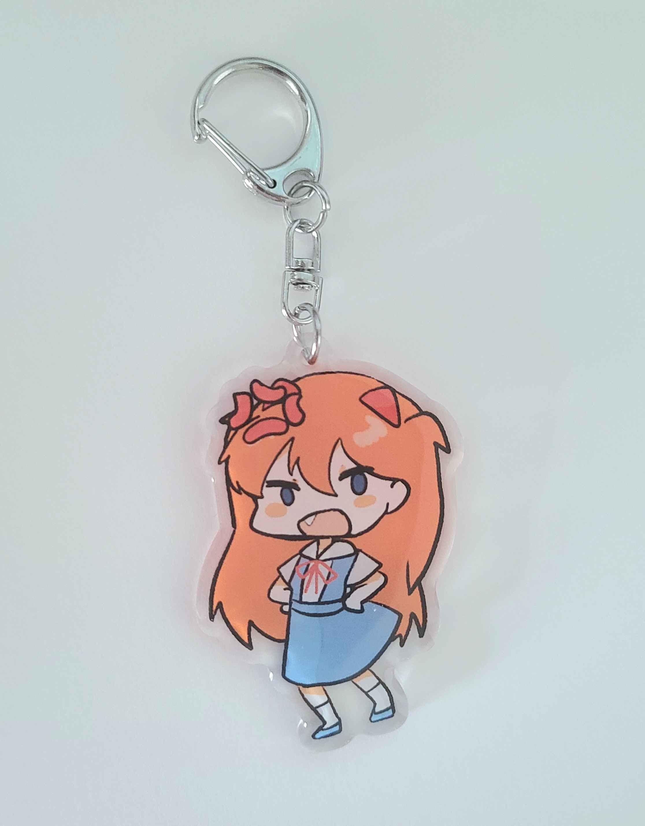 Asuka Langley Keychain - Etsy