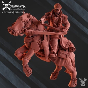 Steam Guard Cavalry Lord Commissar - DakkaDakka - Grimdark Tabletop Wargaming Scifi