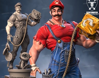 マリオ64 マグネットフィギュア - 可動式マグネット式レトロフィギュア