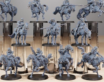 Grim Guard Cavalry - Station Forge - Human Grimdark Tabletop Corps Cavalry
