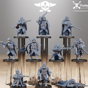 Grim Guard Marksmen - Station Forge - Grimdark Tabletop Corps Sniper Sniper