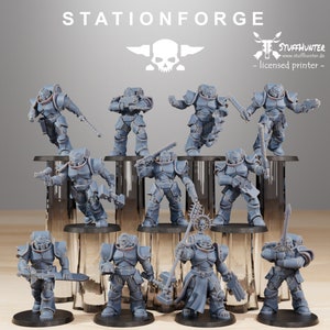 Socratis Legion Melee Infantry - Station Forge - Scifi Marines Tabletop Wargamings