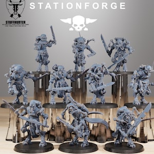 Scavenger Runners Reborn - Station Forge - 28 mm Tabletop Cults Mech Droids