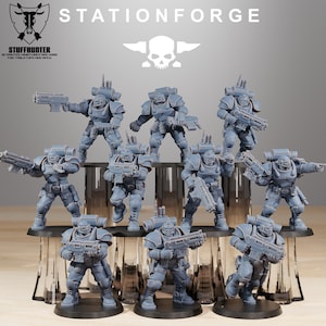 Socratis Light Infantry - Station Forge - 28-32 mm Tabletop Marines Soldiers