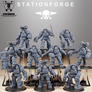 Socratis Vanguard - Station Forge - 28-32 mm Tabletop Cults Mech Terminators