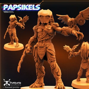 Skull Hunter Falconeer - Papsikels - Alien vs Predator Tabletop Wargaming Sci-Fi 28-32 mm