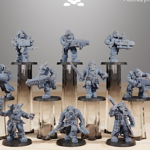 Orkaz Pirates Infantry Builder Set - Station Forge - Space Orcs Grimdark Tabletop