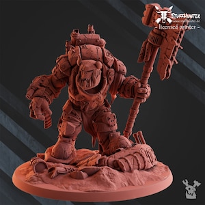 Orcs - Bull War Boss - DakkaDakka - Orkaz Scifi Orcs Tabletop Wargaming HQ