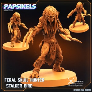 Feral Skull Hunter Stalker Bird - Papsikels - Predator Tabletop Wargaming Sci-Fi Grimdark