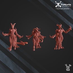 Demons of Lust - Fiends (3) - Demon Tabletop Wargaming Grimdark Heavy Support
