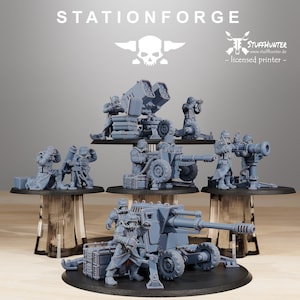 Grim Guard Battle Weapons - Station Forge - Tabletop Wargaming Corps Weapons Teams