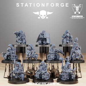Scavenger Salvagers (10) - Station Forge - Scifi Wargaming Grimdark Robot