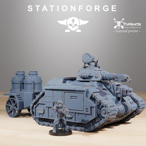 Grim Guard FLAME TANK - Station Forge - Tabletop Wargaming Corps Squad Vehicle