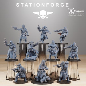 Corrupted Guard Sectarians (10) - Station Forge - Grimdark Tabletop Cultists