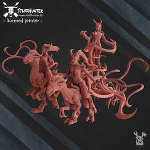 Demons of Lust - The Chariot of Lust (Version 2) - Demon Tabletop Wargaming Grimdark Chariot