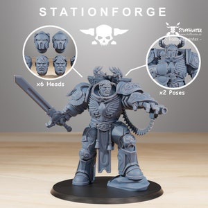 Socratis Archon - Station Forge - Scifi Marines Tabletop Wargaming Leader HQ