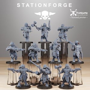 Scavenger Frontliners Infantry (10) - Station Forge - Tabletop Wargaming Cults Mech