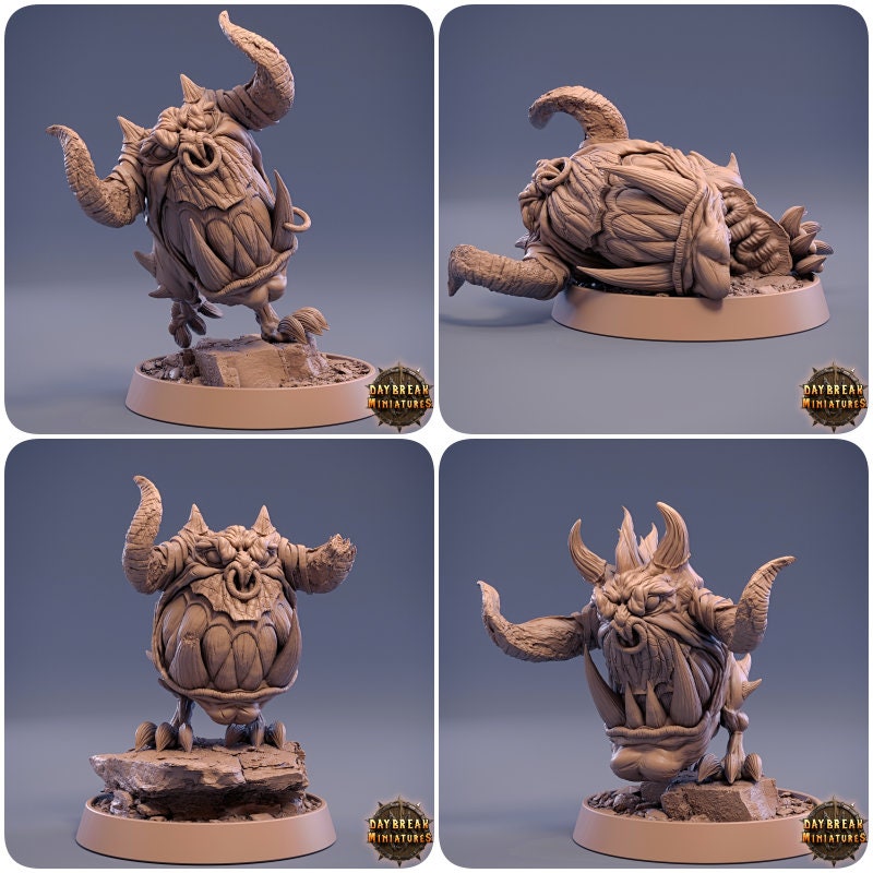 Head Runners Squig Greenskin Orc - 28 32 mm 75 mm Tabletop Creature Monster Age of Sigmar Fantasy