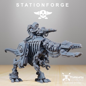 Scavenger Alpha Rider - Station Forge - Necrons Grimdark Tabletop Genestealer Cults Mech