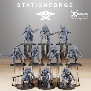 Scavenger Junkbots Squad - Station Forge - Robot Grimdark Tabletop Cult Mech