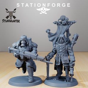 Scavenger Repair Doc / Grim Guard Soldier - Station Forge - Mech Astra Militarum