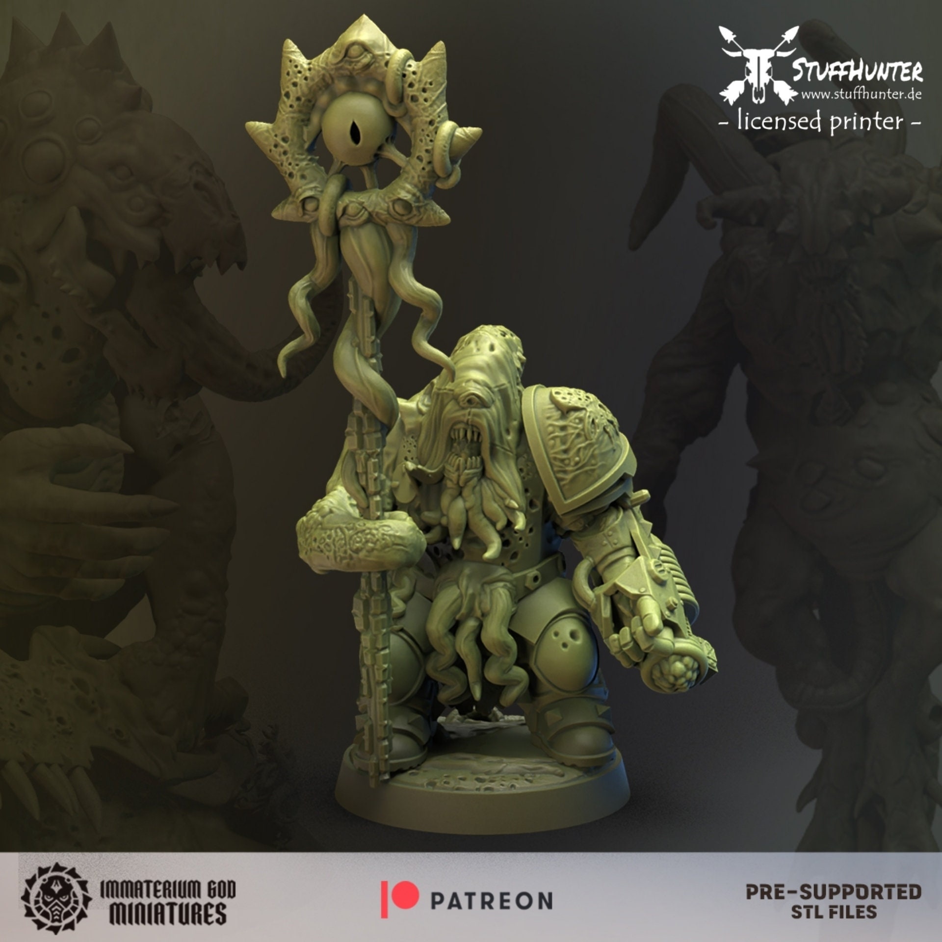 Plague Sorcerer - Sons of Decay - Immaterium God - Tabletop Wargaming Plague Demon