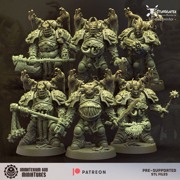 Decay Soldiers (6) 32 mm - Sons of Decay 2 - Immaterium God - Demon Warriors