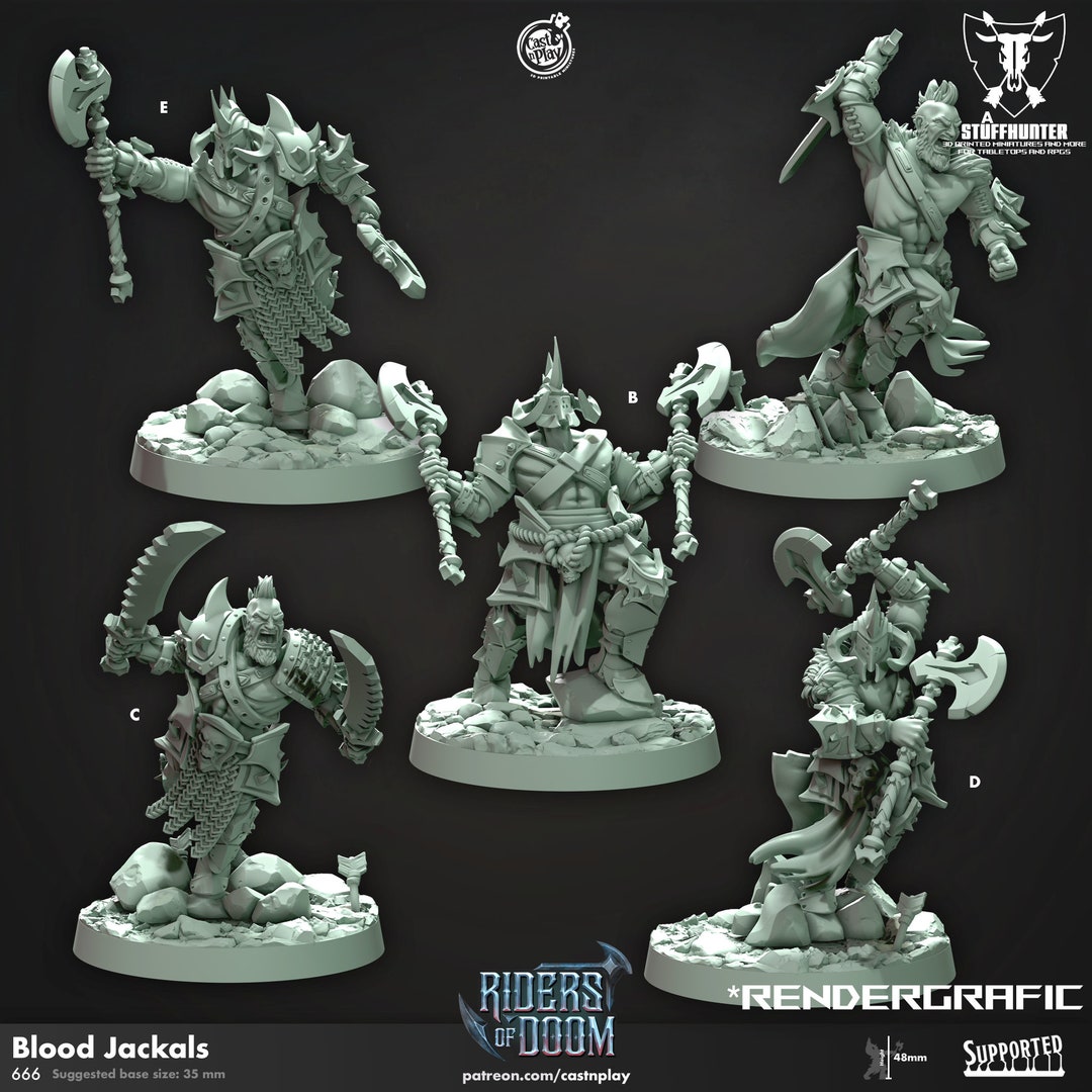 Blood Jackals - Riders of Doom - Castnplay - Chaos Knight Darkness ...