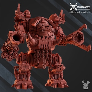 Orcs - Deff Box - DakkaDakka - Orkaz Scifi Orcs Tabletop Wargaming Killer Bot