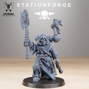 Scavenger Commander - Station Forge - Robot Mech Scifi Wargaming Grimdark