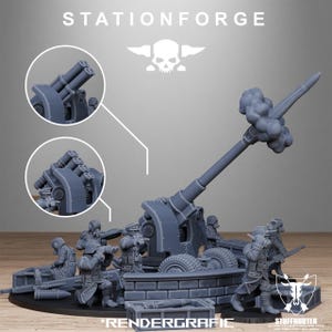GrimGuard Light Artillery 2.0 - StationForge - Scifi Wargaming Korps Imperial Astra