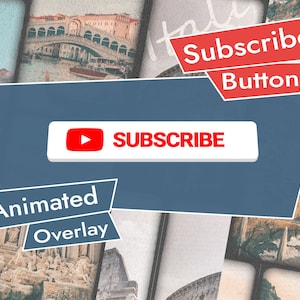 3D Animation for Youtube Channel, 3D Subscribe Button, Subscribe Reminder, Animated Overlay, YouTube Subscribe Button