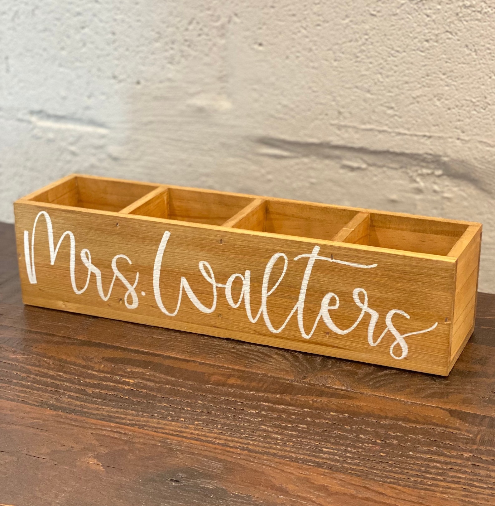 Custom Pen Holder Teacher Gift Classroom Decor Desk Etsy